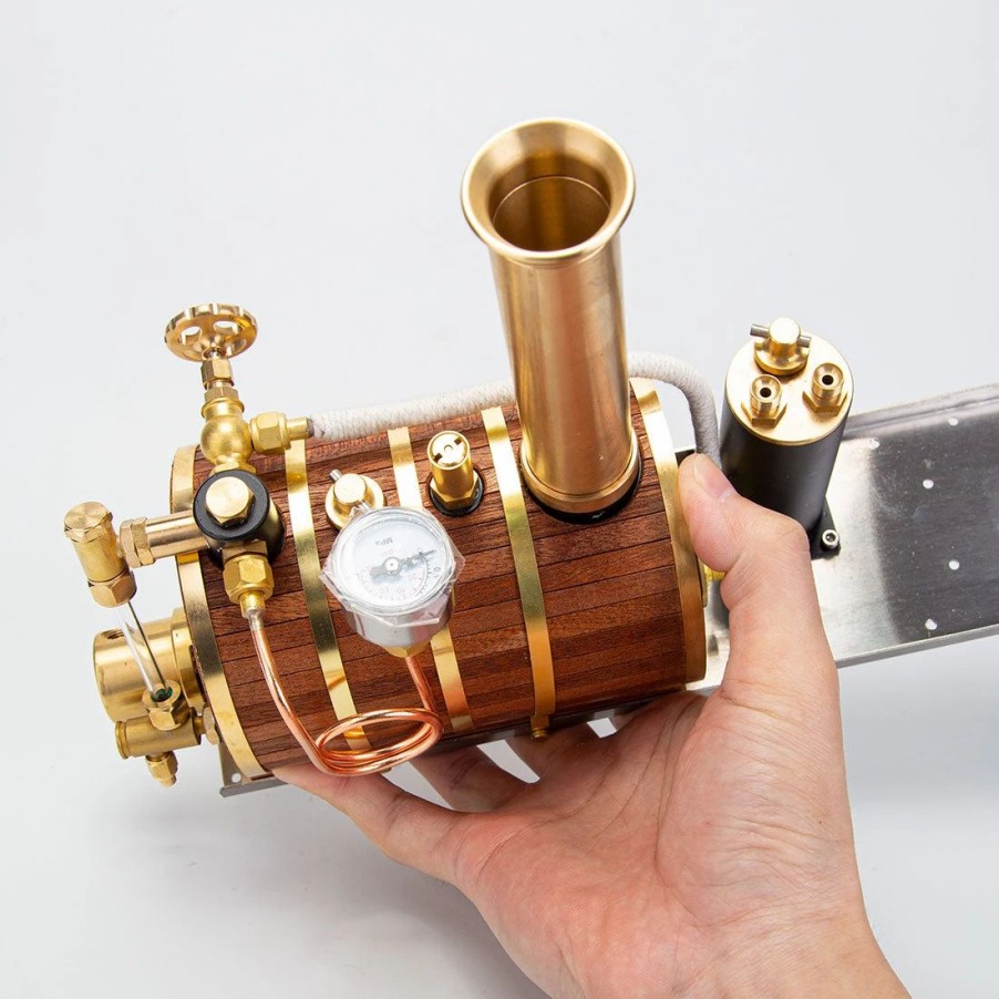 Model Engine * | Enginediy 200Ml Steam Boiler Model Kit For Steam Engine And Steam Model Boat