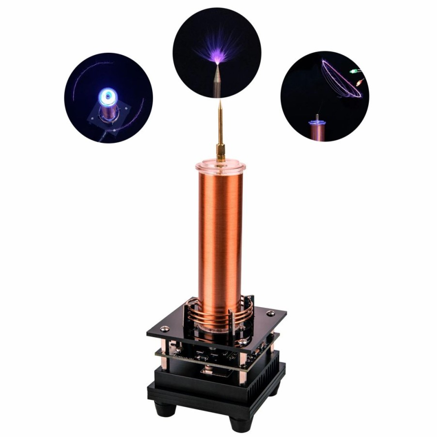 Stem Model * | Enginediy Music Tesla Coil Plasma Loudspeaker With 100-200V Adapter