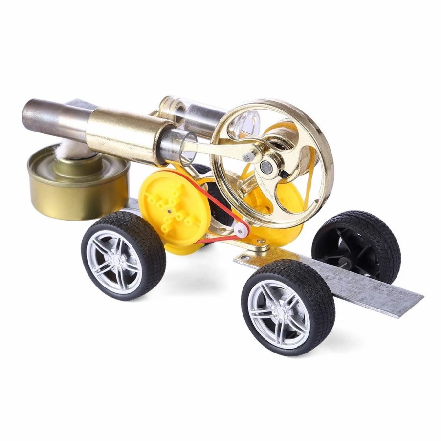 Model Engine * | Enginediy Stirling Engine Motor Driving Car Model Educational Toy