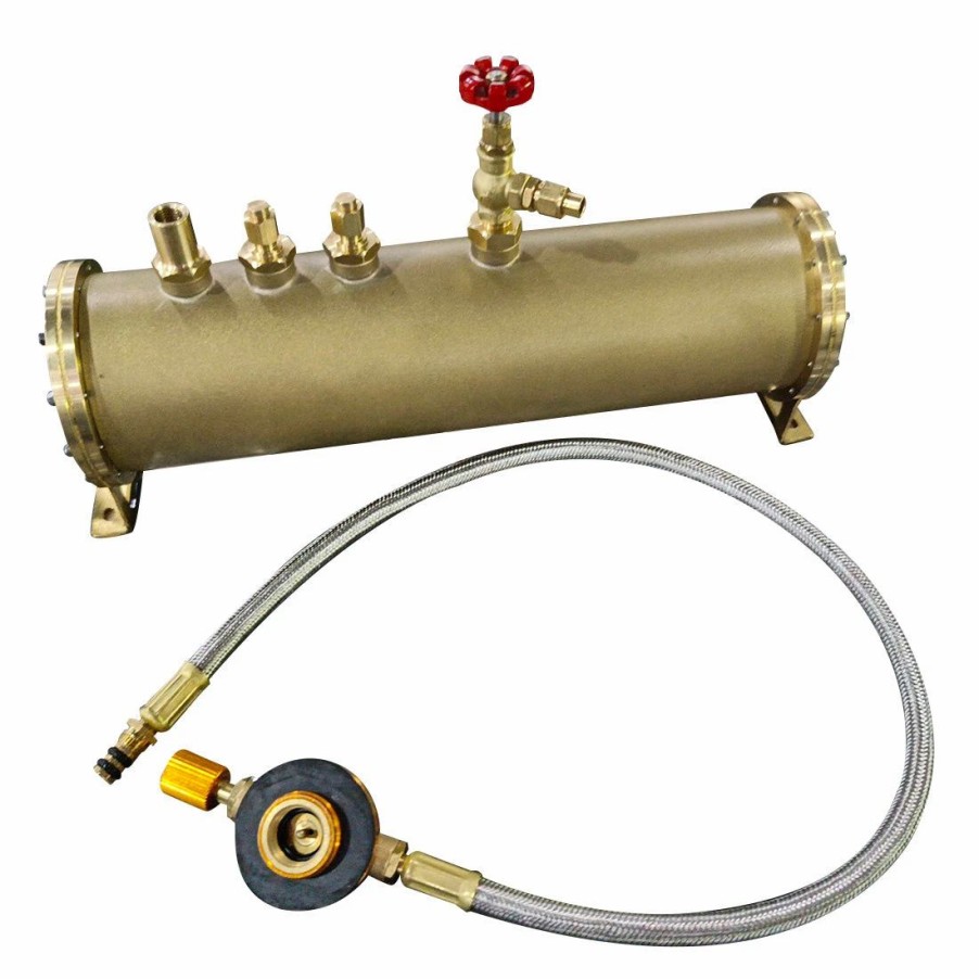 Model Engine * | Engine Diy Small Gas Tank For Kacio Ws100L/Ws100Xl Horizontal Steam Boiler Model