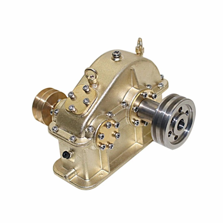 Model Engine * | Enginediy Mini Brass Gear Reducer For Steam Engine Internal Combustion Engine Model