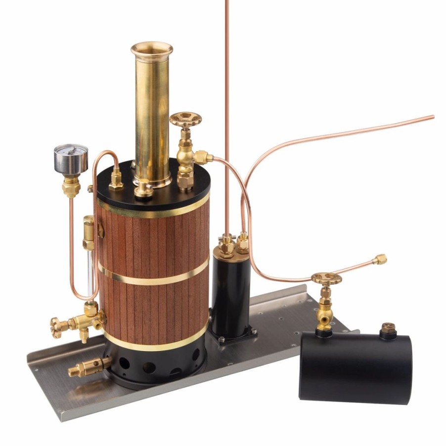 Model Engine * | Enginediy 230Ml Vertical Boiler Steam Boiler Model For Ship Steam Engine Model