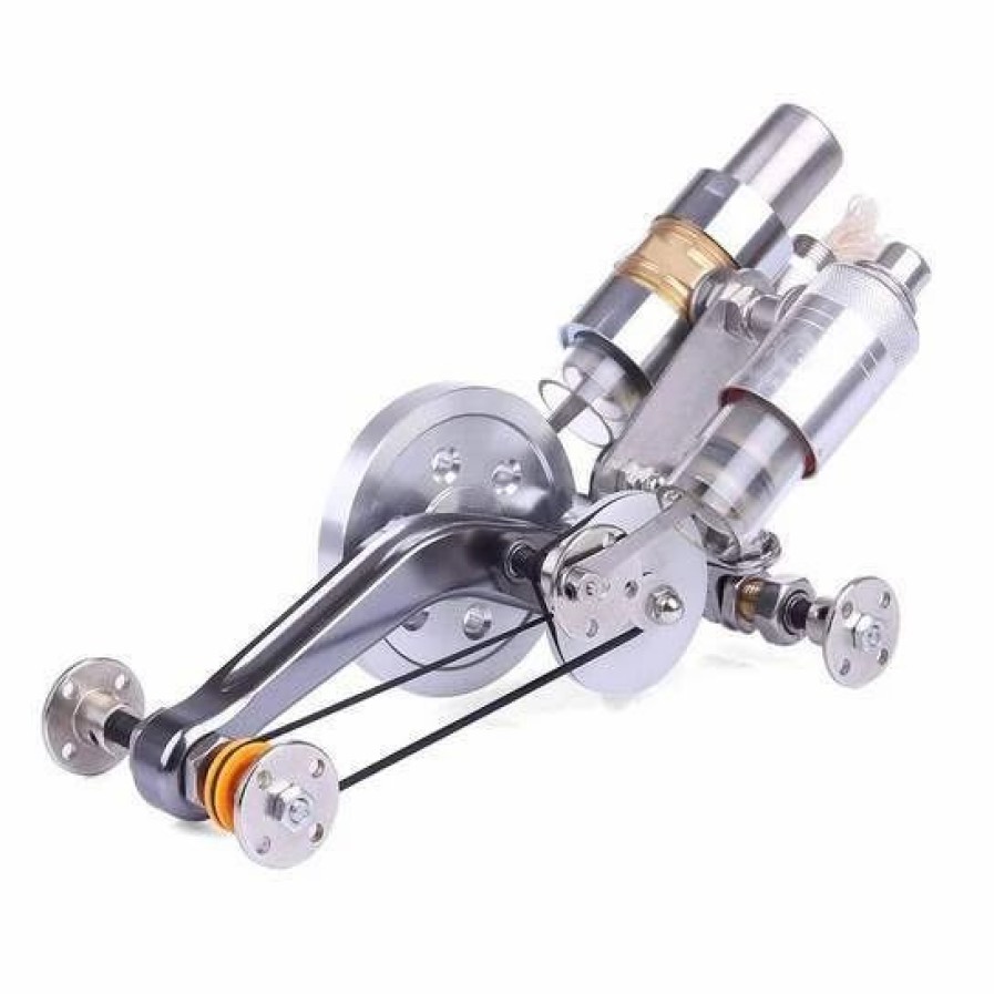 Model Engine * | Engine Diy Stirling Engine Kit Car Model Stirling Engine External Combustion Engine Science Toy Enginediy