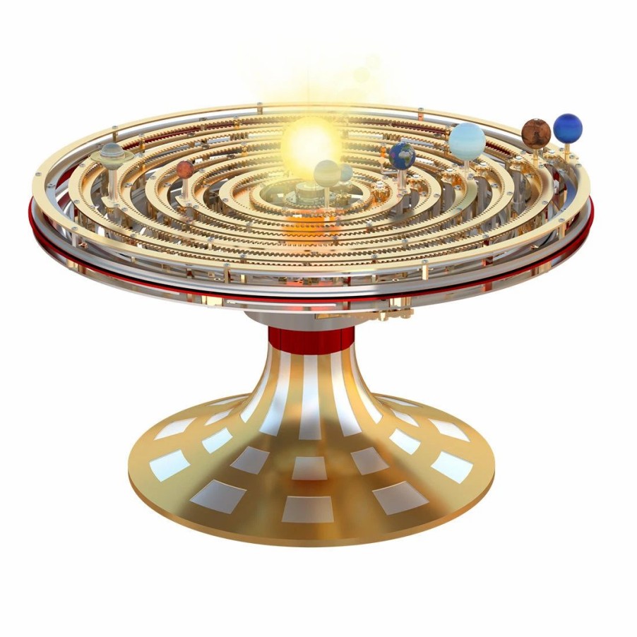 Stem Model * | Engine Diy Orrery Solar System Planets That Works Build Your Own Solar System Kit Teching 350Pcs Metal Running Solar System Model With 8 Planets In Order (Presale)