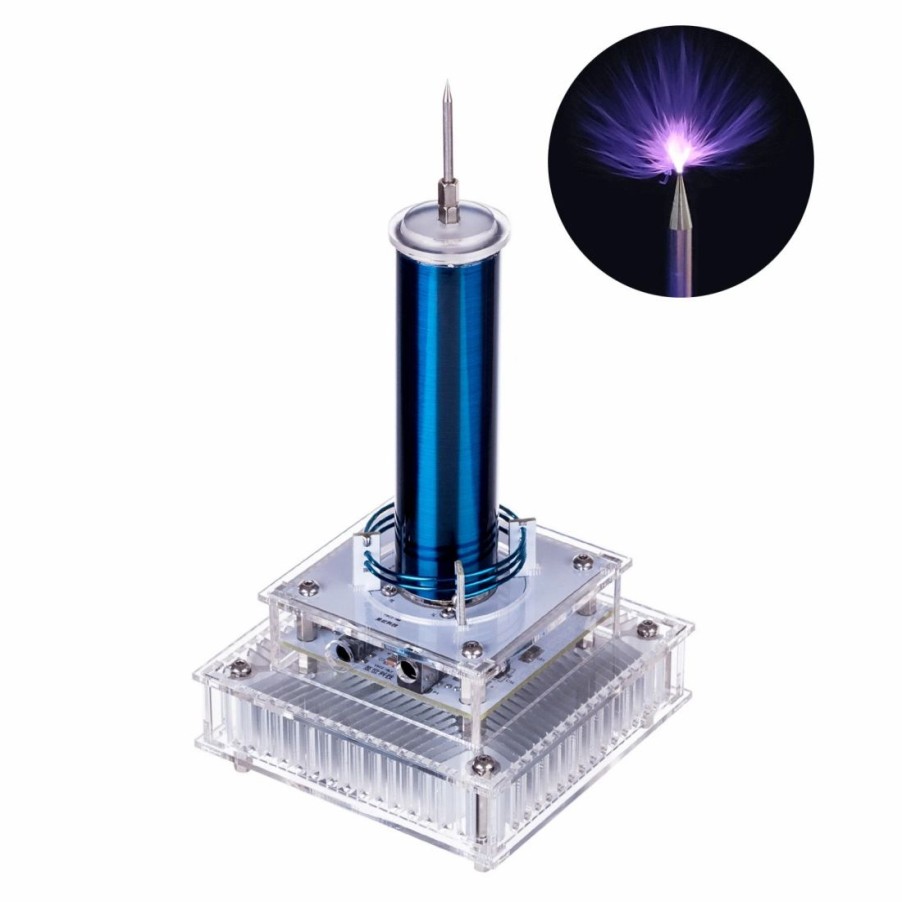 Stem Model * | Enginediy Musical Tesla Coil Plasma Speaker Singing Loudspeaker Experimenting Device Teaching Tool Desktop Toy