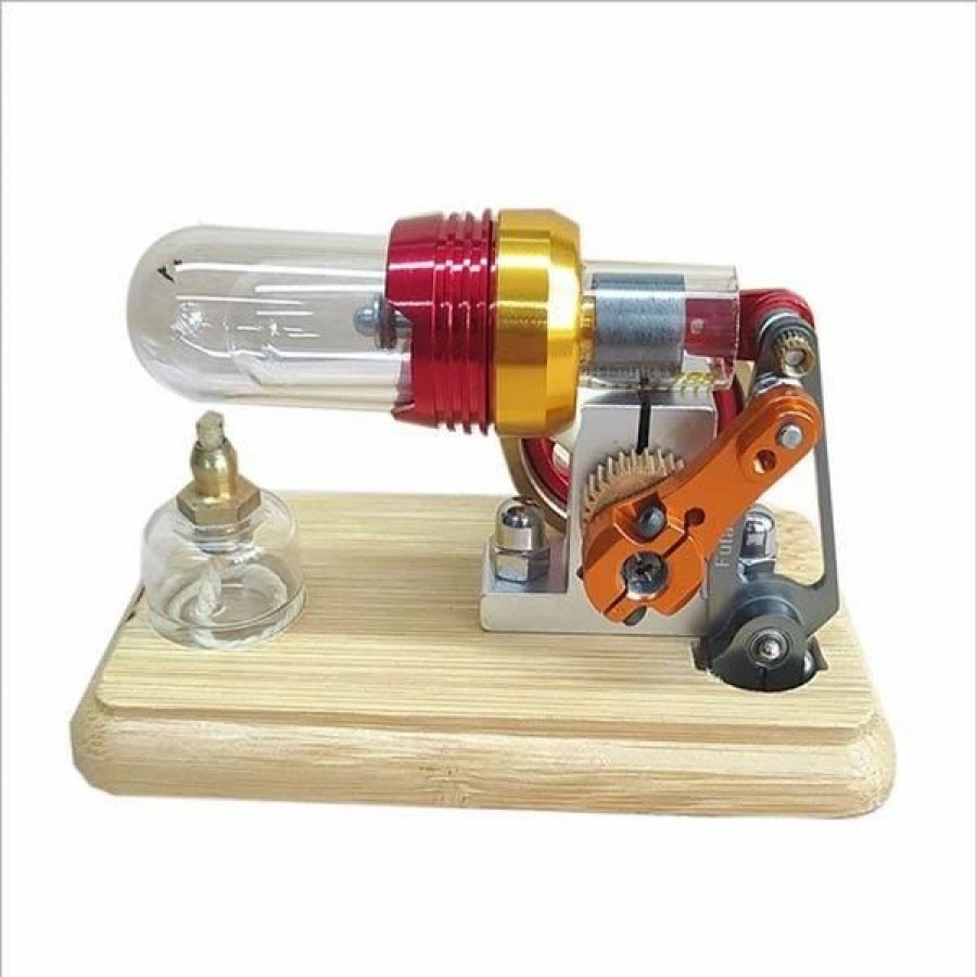 Model Engine * | Engine Diy Mini Hot Air Stirling Engine Motor Model External Combustion Engine Educational Toy Kit