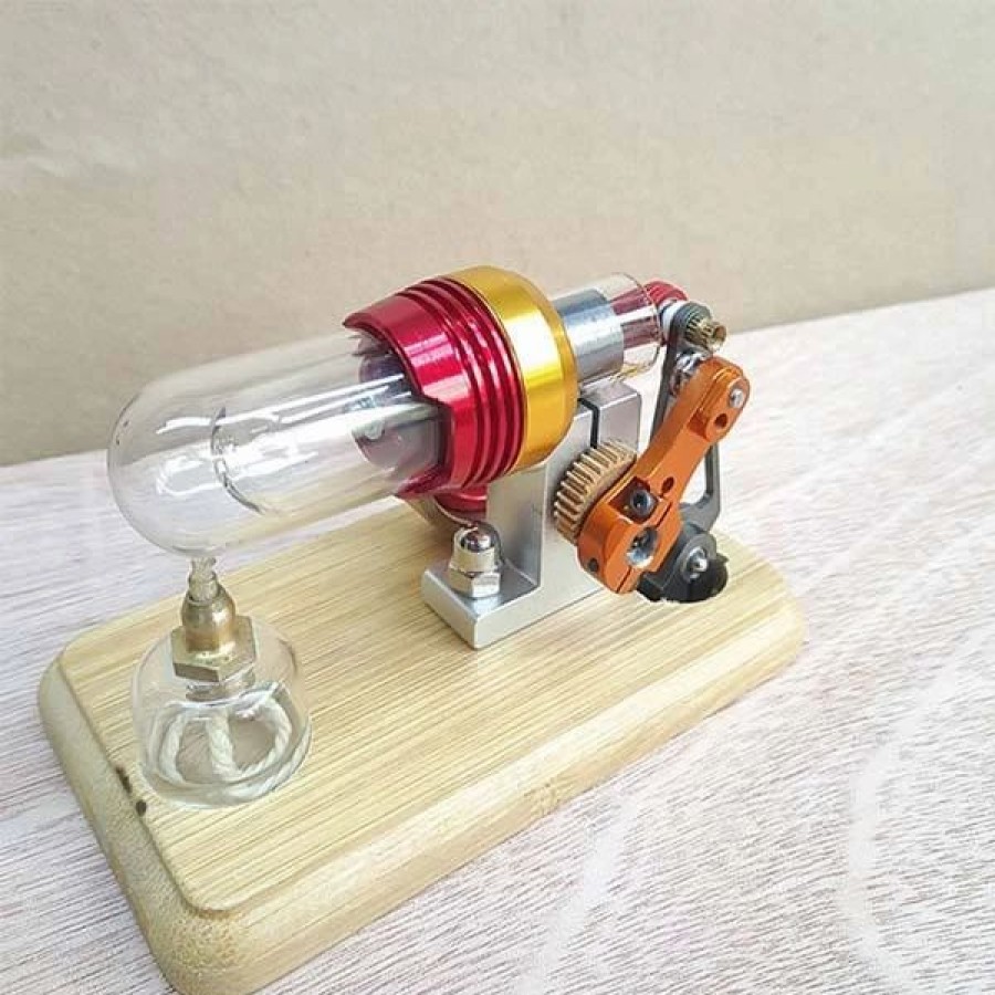 Model Engine * | Engine Diy Mini Hot Air Stirling Engine Motor Model External Combustion Engine Educational Toy Kit