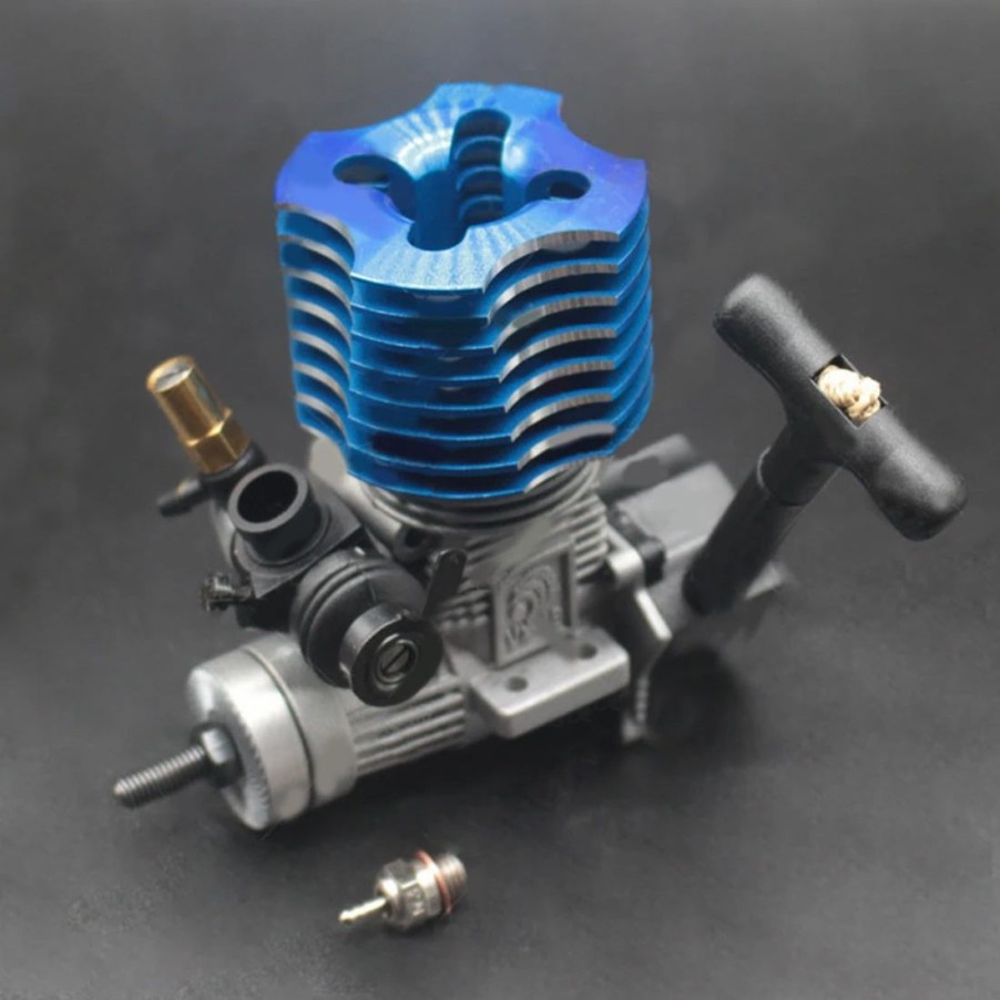 Accessories * | Enginediy Zhongyang Vx Level 18 2.95Cc Methanol Engine With Spark Plug For Hsp/Tamiya/Kyosho/Hpi 1:10 Methanol Fuel Vehicle