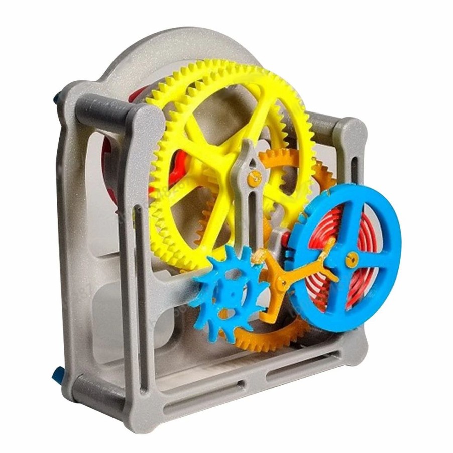 Stem Model * | Enginediy 3D Printed Tourbillon Clock Movement Assembly Model Physics Experiment Teaching Model Educational Toy