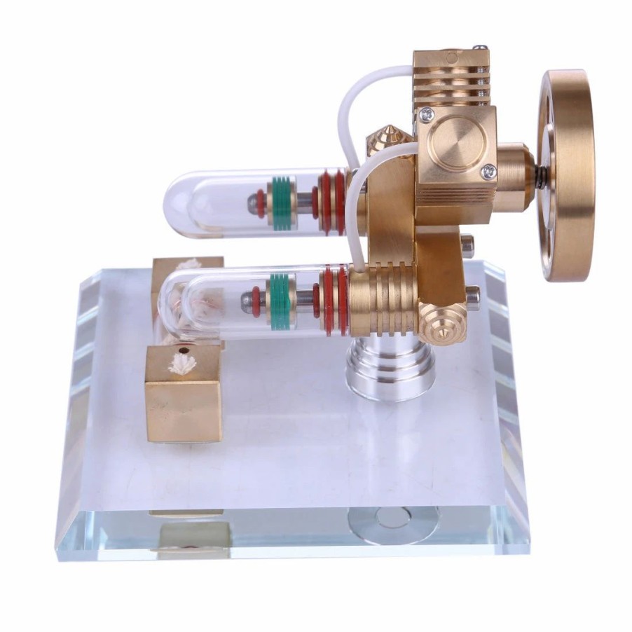 Accessories * | Engine Diy 2Pcs Quartz Glass Tube For Stirling Engine