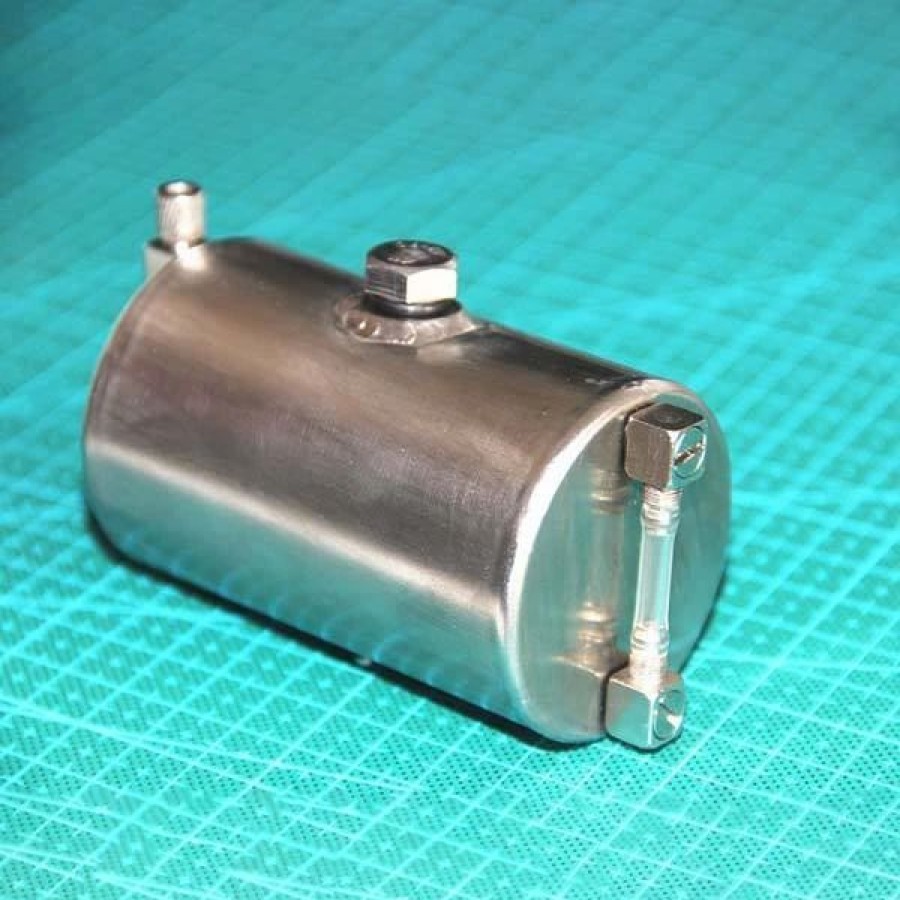 Accessories * | Engine Diy 185Ml Metal Fuel Tank For Methanol Gasoline Engine Rc Engine