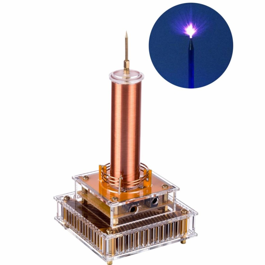 Stem Model * | Enginediy Tooth Musical Tesla Coil Plasma Singing Loudspeaker Scientific Experiment Desktop Educational Toy