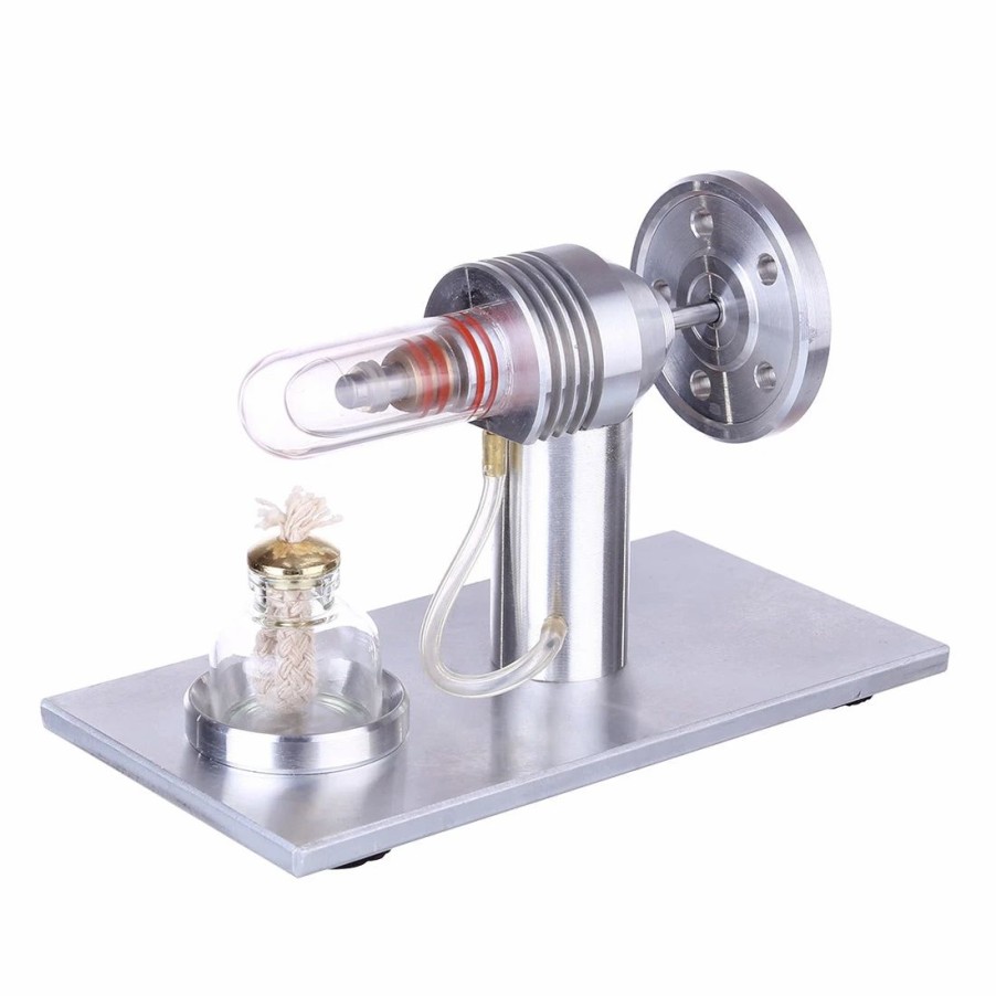 Model Engine * | Engine Diy Metal Stirling Engine Model External Combustion Engine Model Physics Experiment