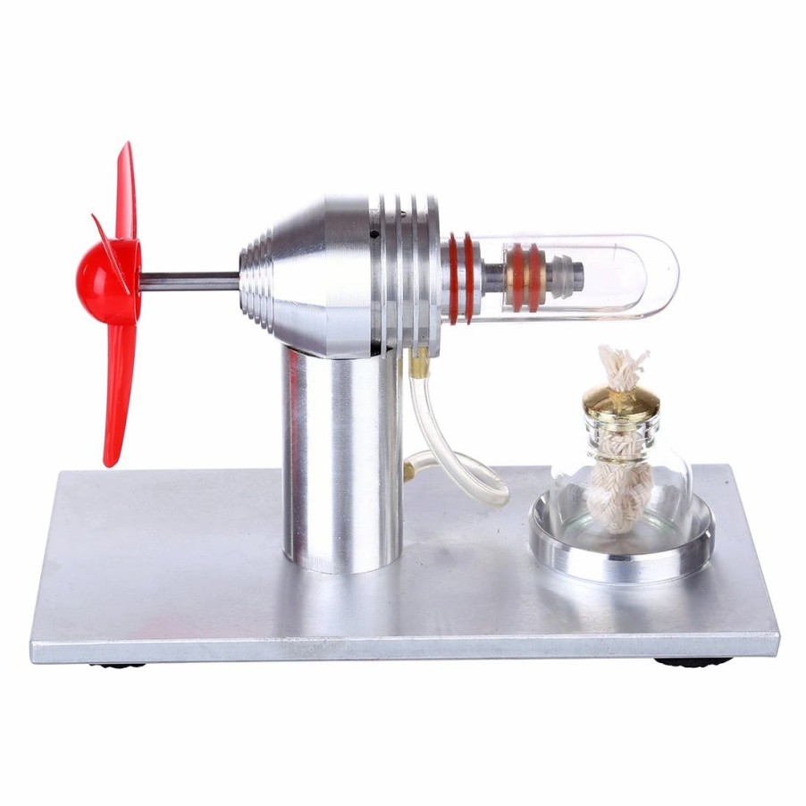 Model Engine * | Engine Diy Metal Stirling Engine Model External Combustion Engine Model Physics Experiment