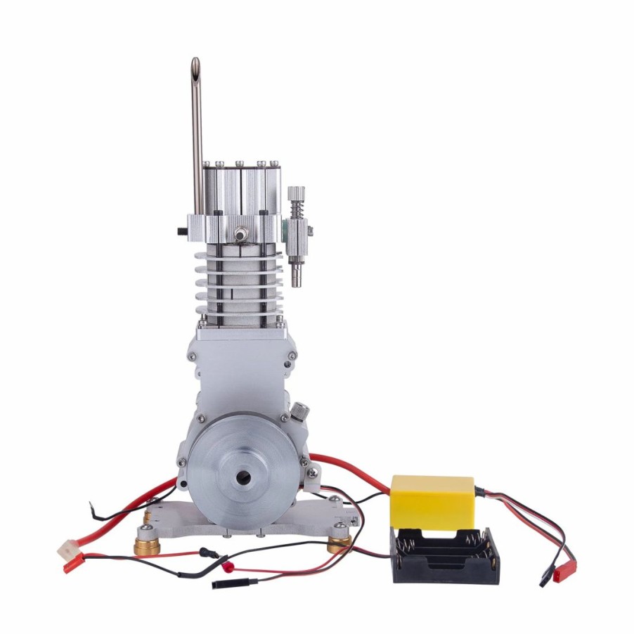 Model Engine * | Enginediy 15Cc Vertical Ohv Single-Cylinder Four-Stroke Internal Combustion Engine Model Mechanical Crafts Physics Experiment Educational Toys (With Igniter)